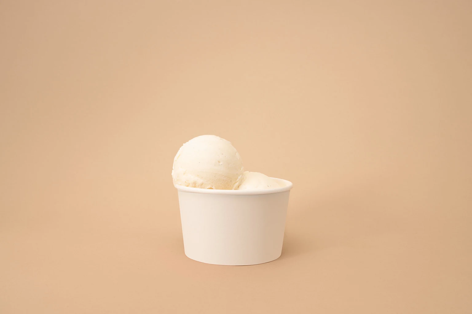 A scoop of Softly gelato